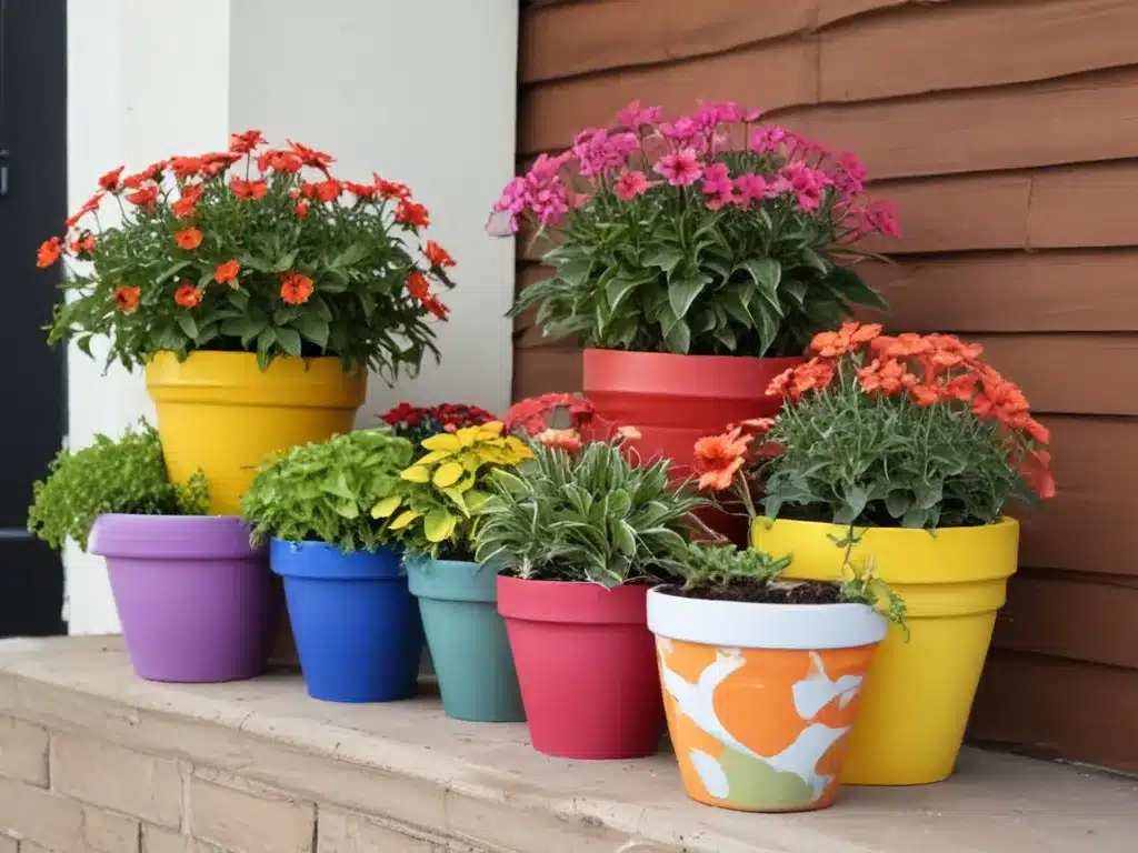 Make a Statement with Colorful and Unique Flower Pots