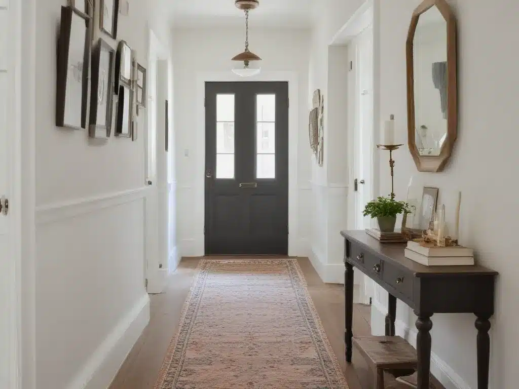 Make the Most of Narrow Hallways and Entryways