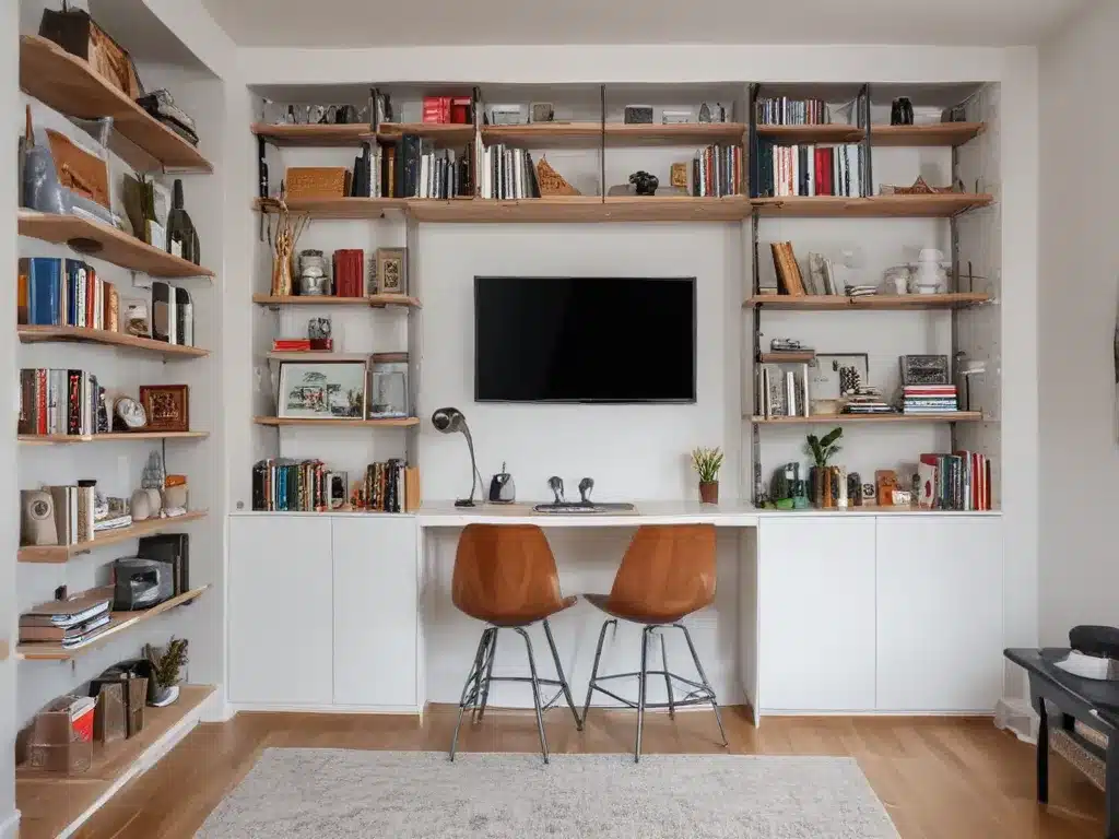 Maximize Room Height with Floor-to-Ceiling Shelving