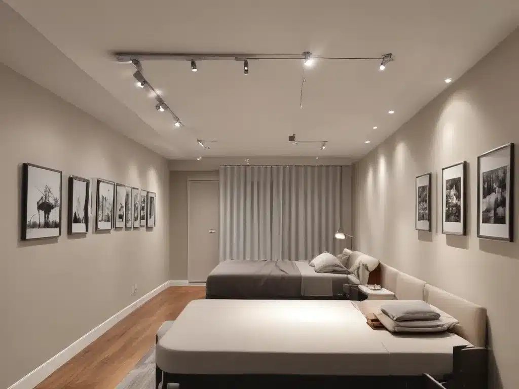 Maximize Space With Track Lighting