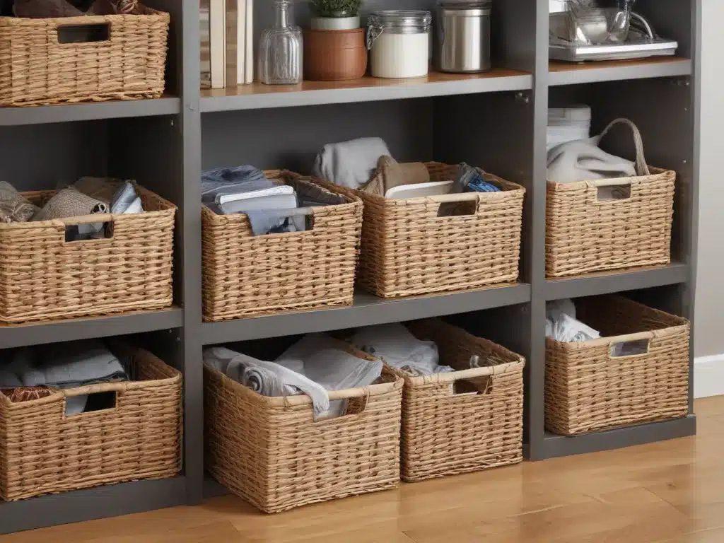 Maximize Storage With Baskets, Bins and Boxes