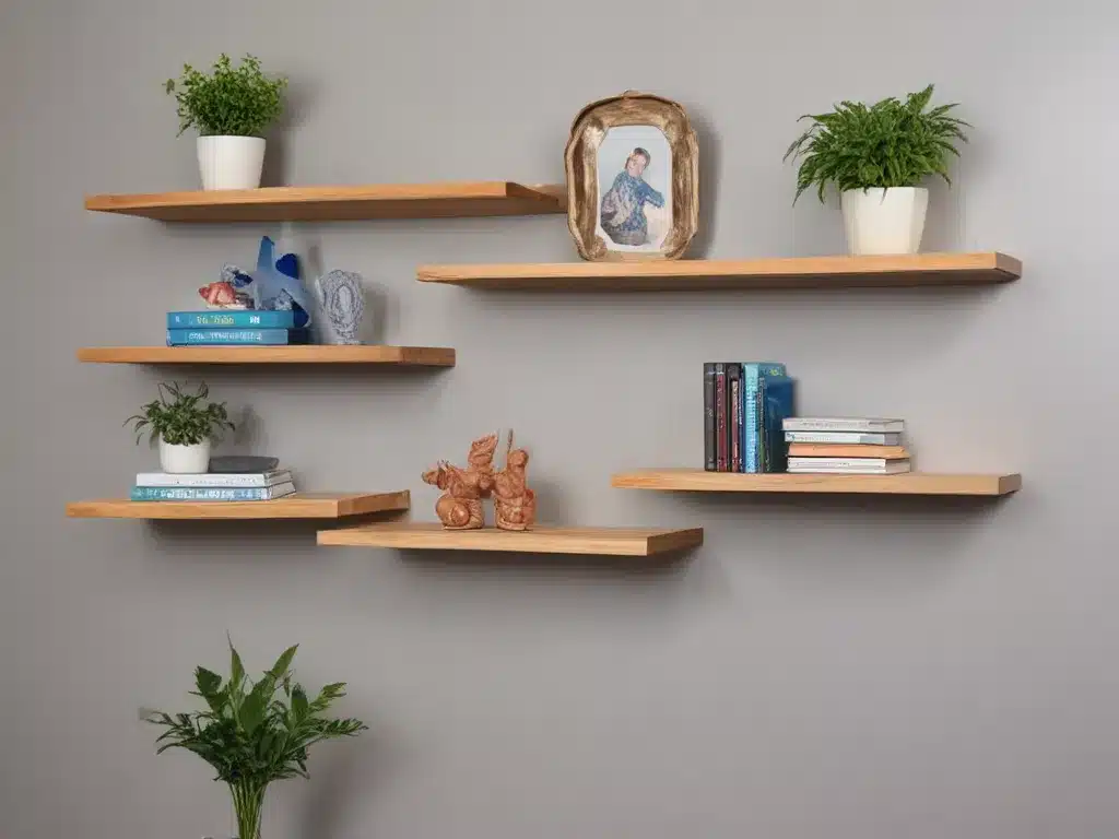 Maximize Wall Space With Creative Floating Shelves