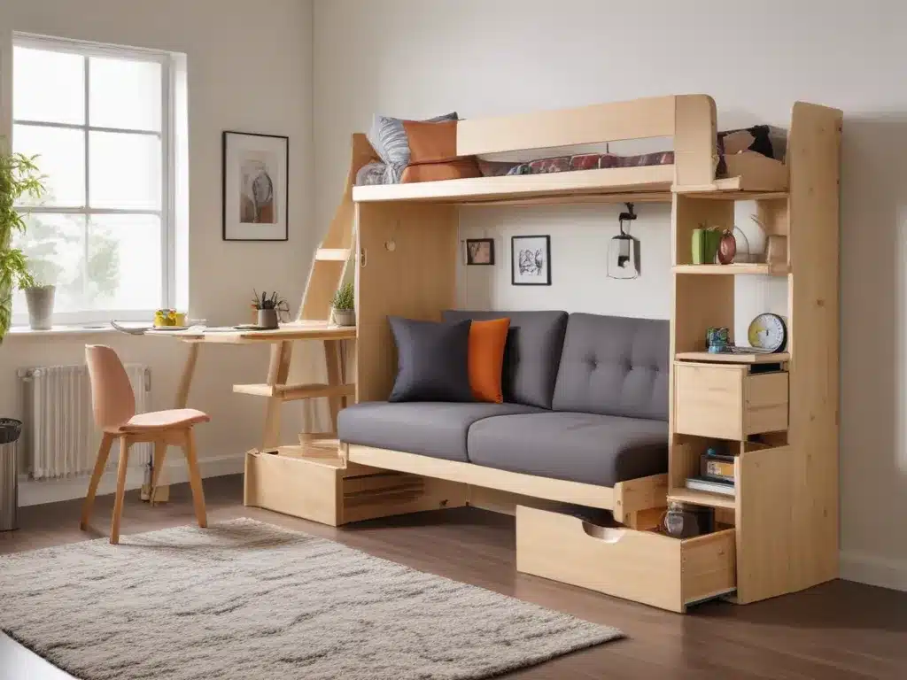 Multifunction Furniture Transforms Tiny Spaces