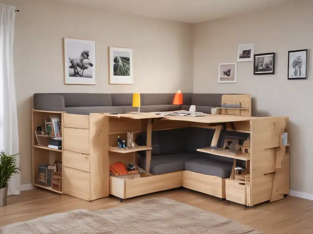Multifunctional Furniture Saves Space