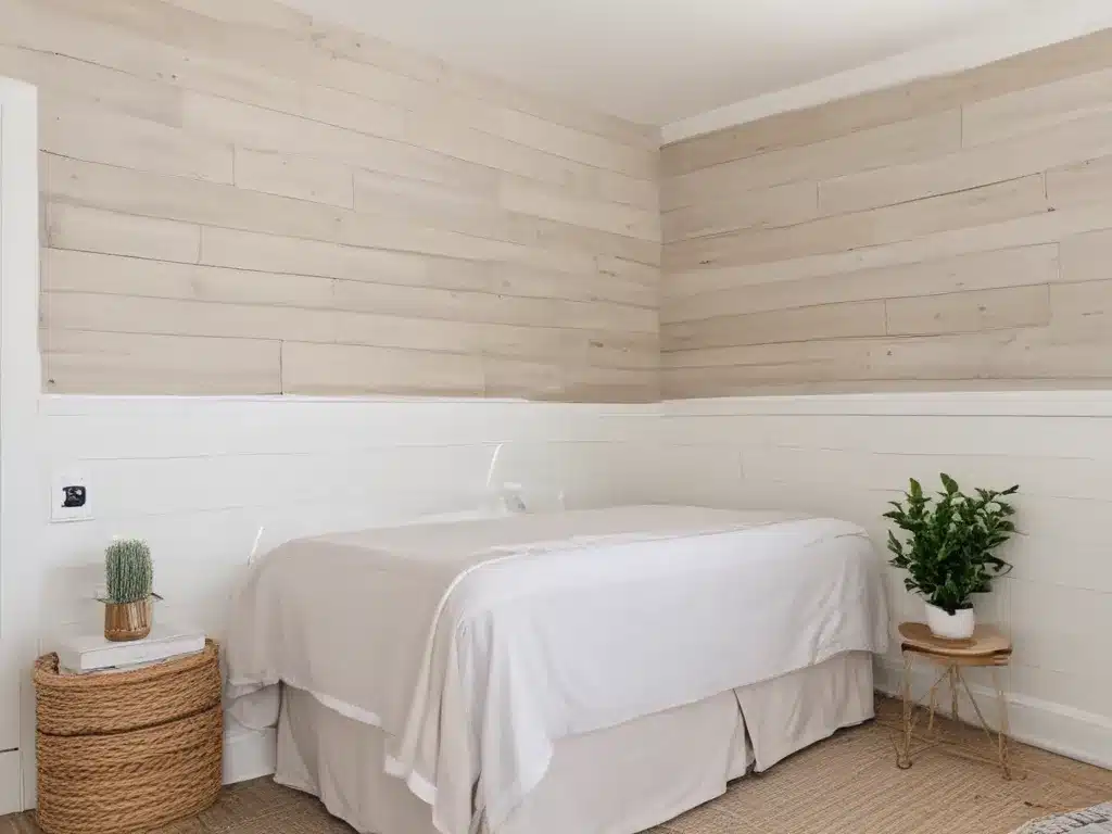 Paint a Shiplap Accent Wall with Neutral Tones