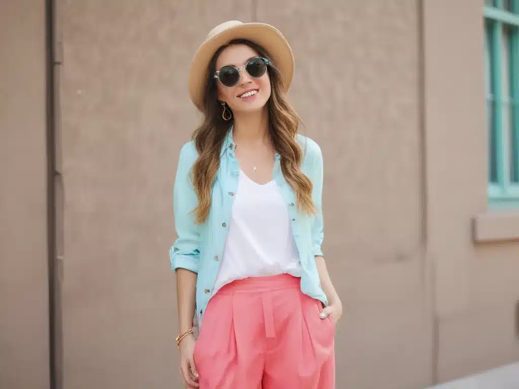 Playful Pops of Color for Springtime Style