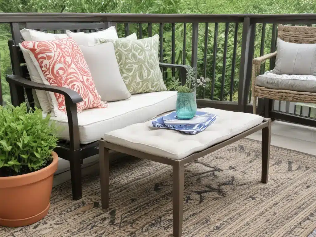 Refresh Your Outdoor Cushions On A Tiny Budget