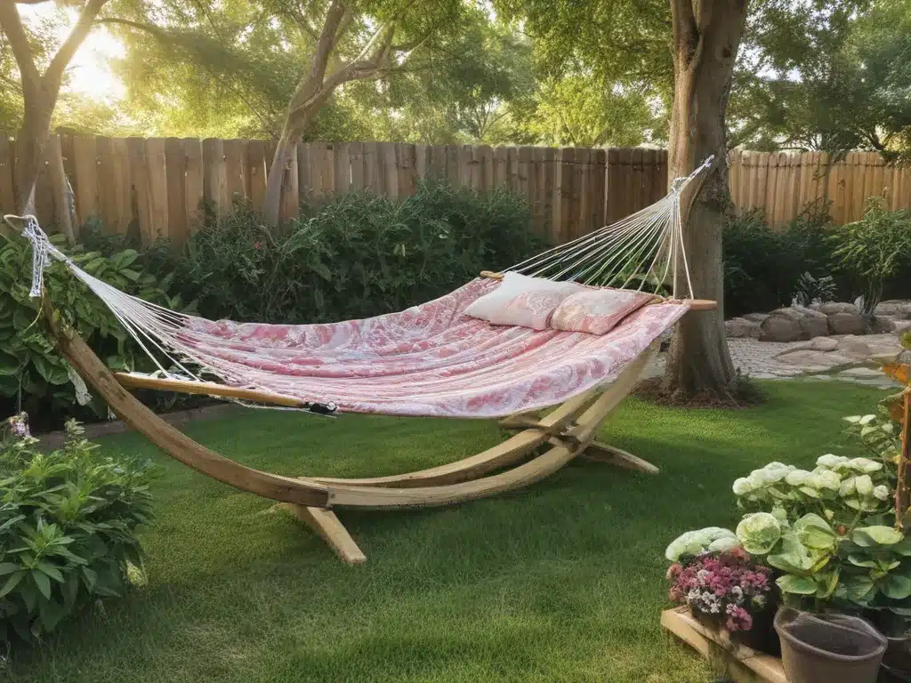 Relax and Unwind with a DIY Backyard Hammock Area