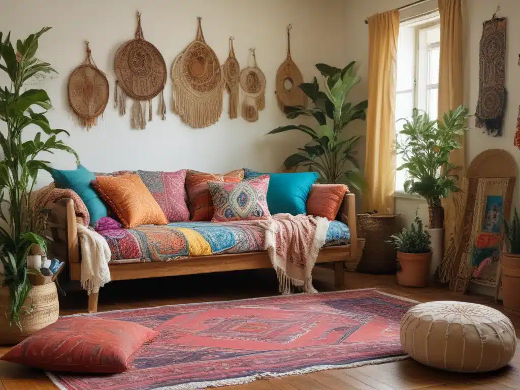 Relaxed Bohemian Vibes for Spring Decor