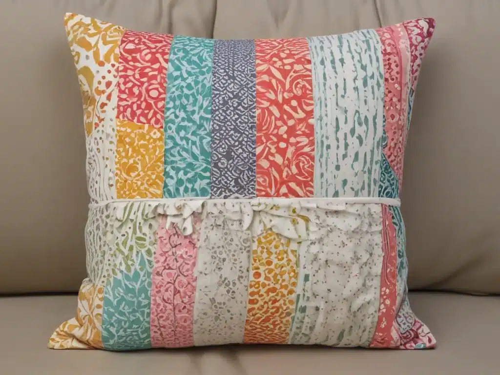 Repurpose Fabric Scraps Into One-Of-A-Kind Pillow Covers