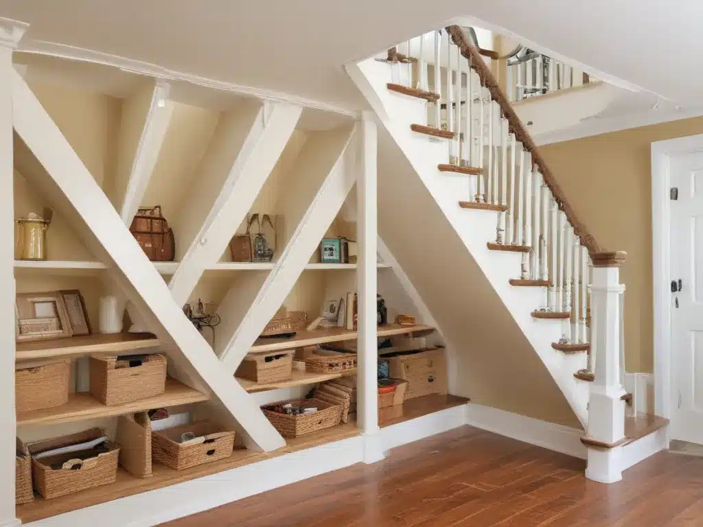 Repurpose Wasted Space Under Stairs and Eaves