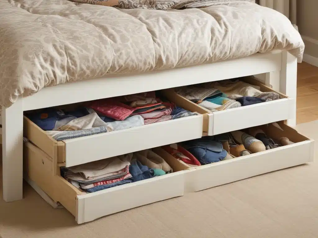 Repurpose Wasted Under-Bed Space for Storage