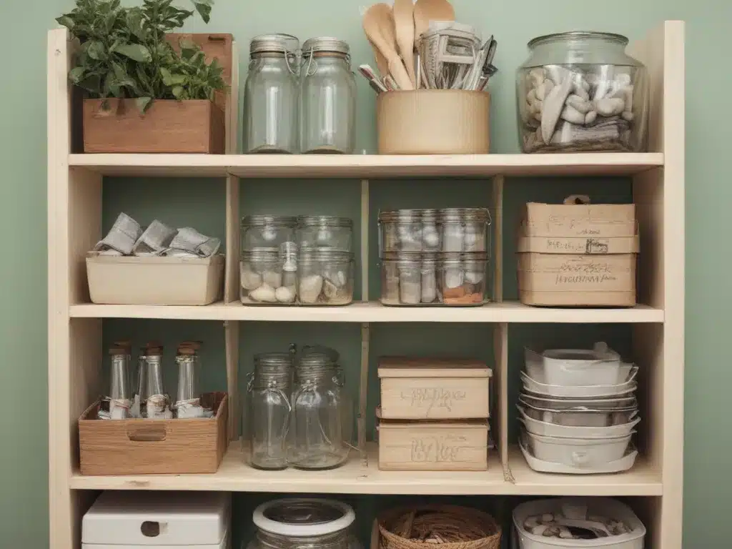 Repurposing Common Household Items for Storage