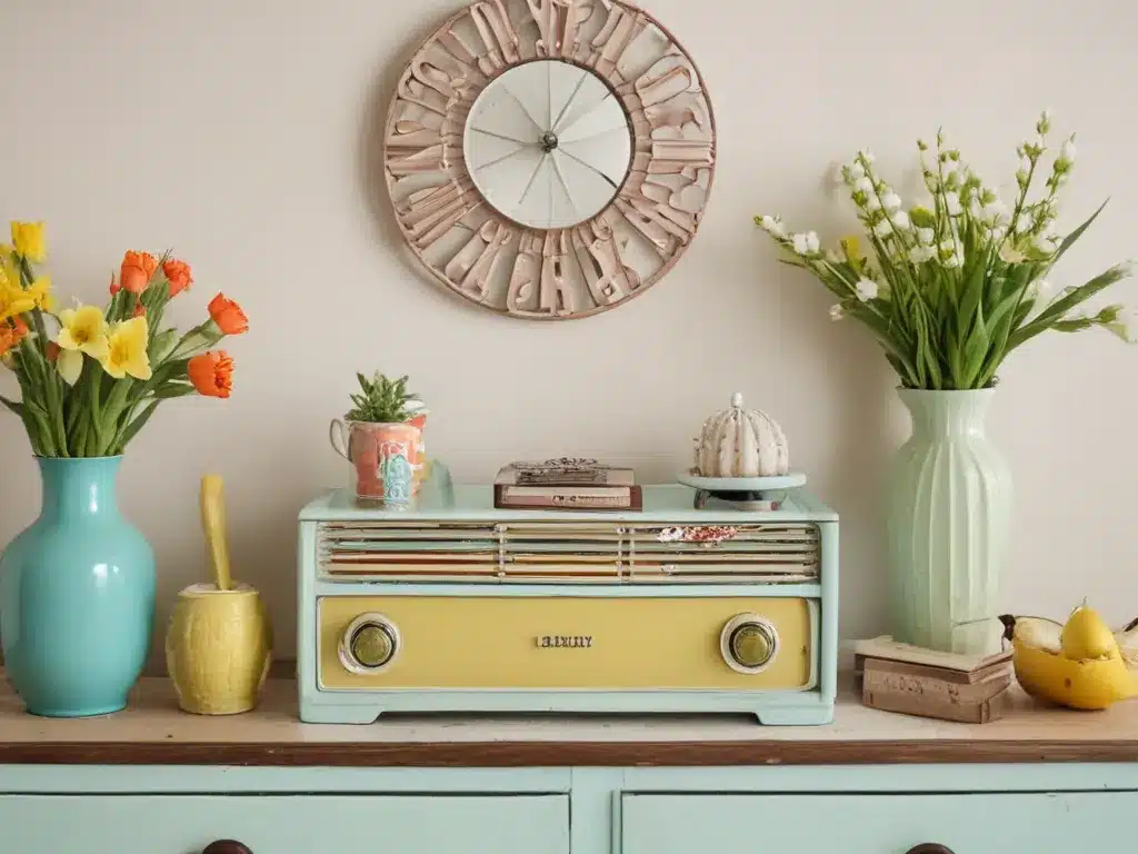 Retro and Vintage Spring Accents and Accessories