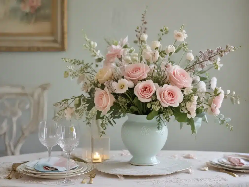 Romantic Touches of Soft Florals and Pastels