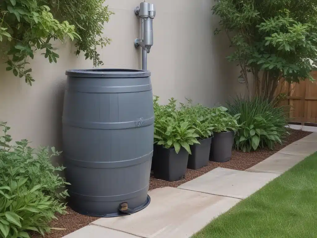 Save Water with Rain Barrels and Greywater Systems
