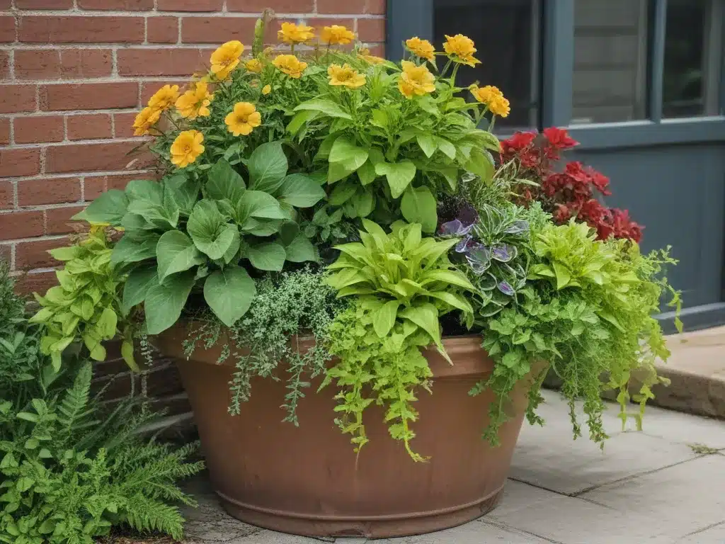 Show Off Your Green Thumb with a Thriving Container Garden