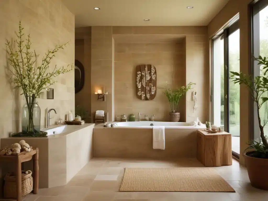 Spa Inspired Spring Touches for Serene and Relaxing Decor