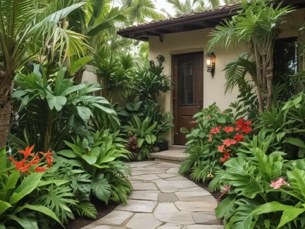 Summerize Your Yard with Tropical Decor and Plenty of Plants