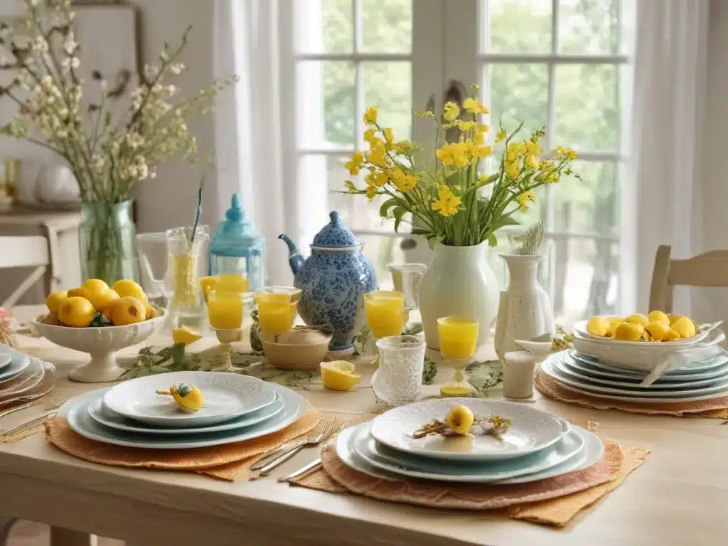 Tabletop and Kitchen Accents That Say Hello to Springtime