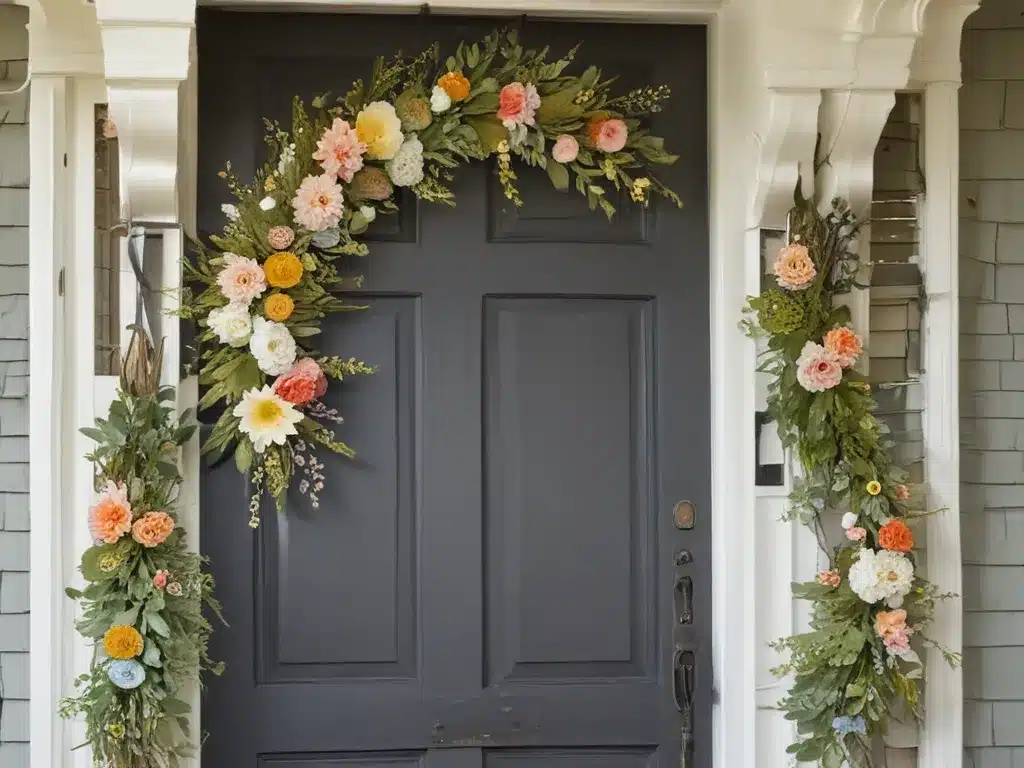 The Prettiest Spring Wreaths, Garlands and Door Decor