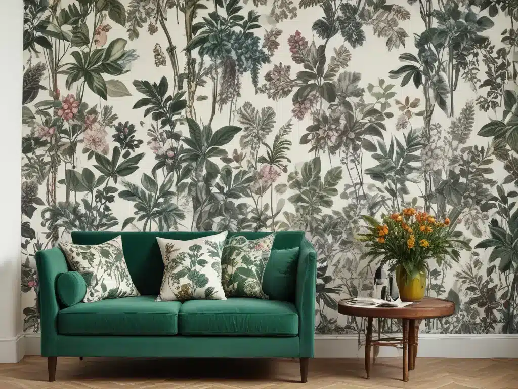 The Trend: Botanical Prints in Unexpected Places