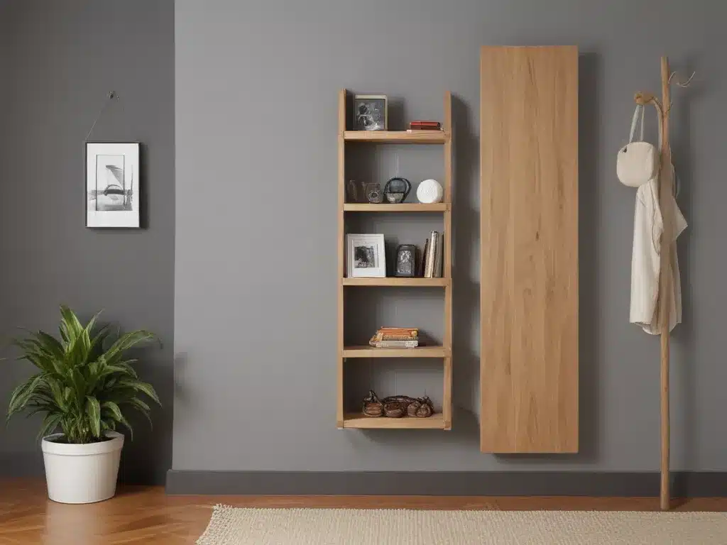 Think Vertical: Wall-Mounted Storage and Decor