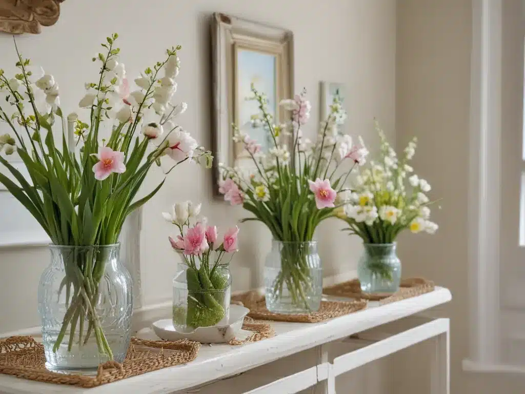 Touches of Spring Throughout the House