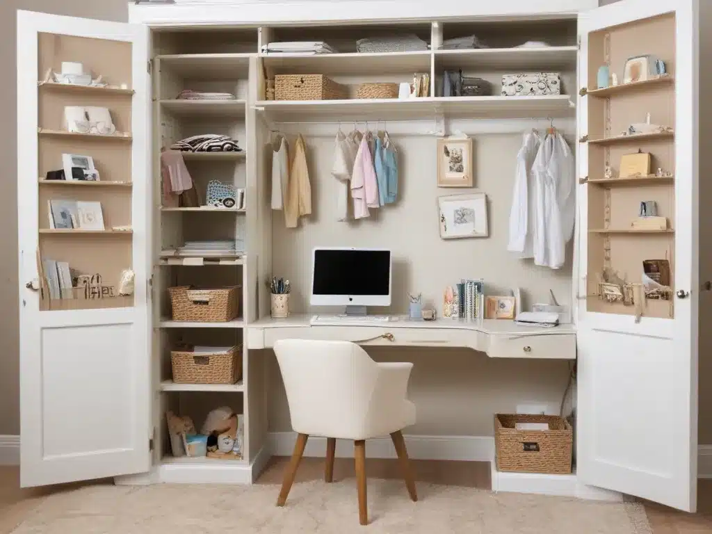 Transform Closets into Home Offices or Nurseries