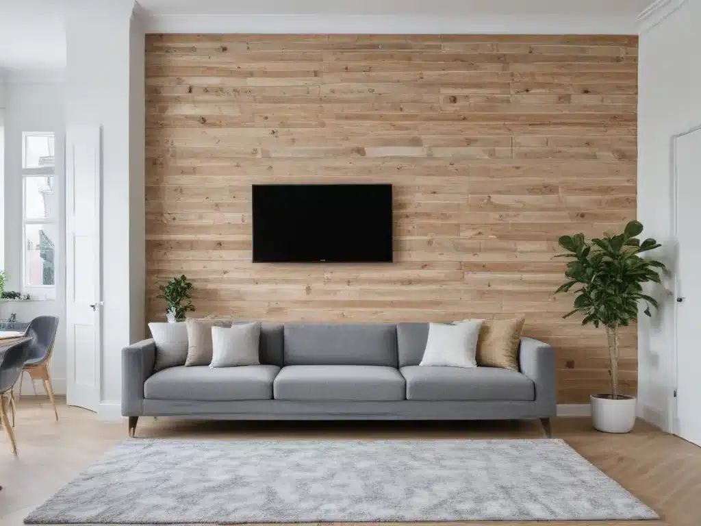 Transform Empty Wall Space Into a Functional Feature Wall