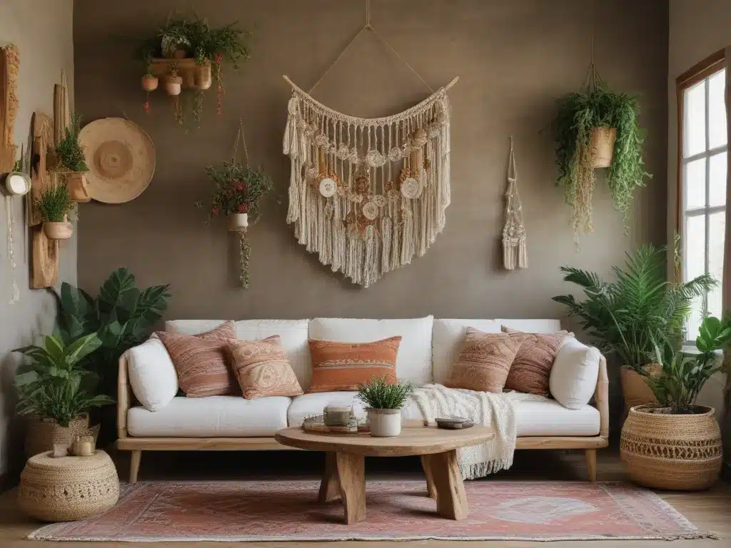 Trendy Bohemian Style Decor With Natural Elements