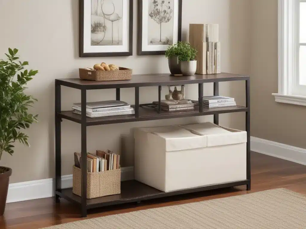Triple Duty Furniture Pieces for Tight Spaces