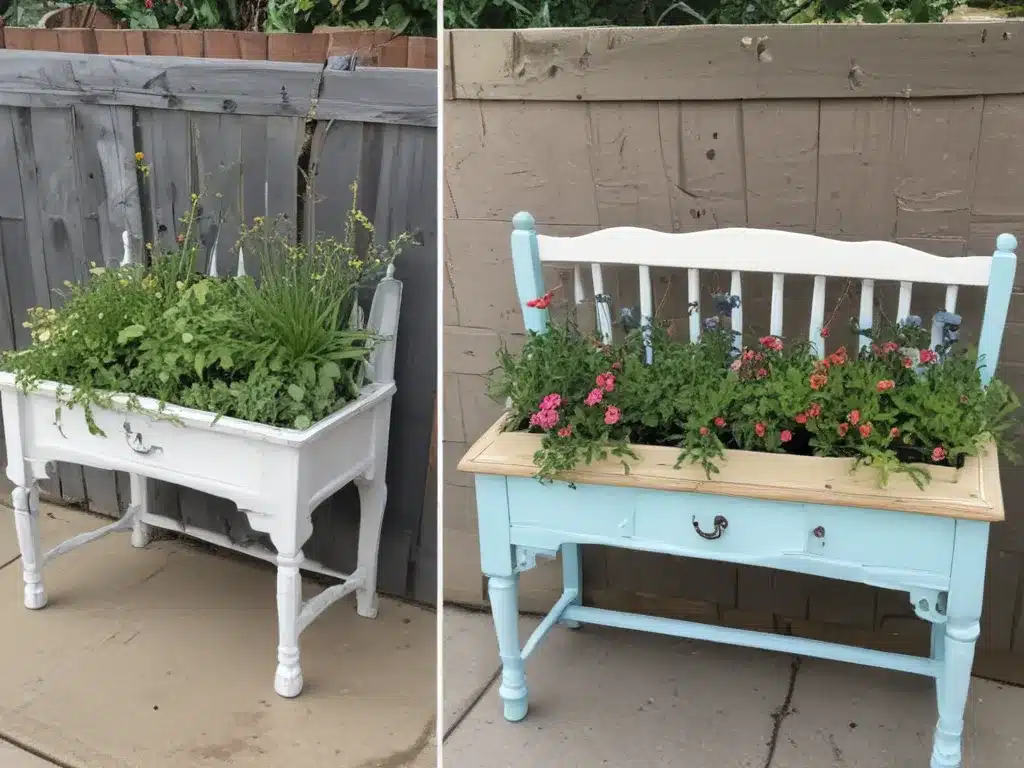 Upcycle Old Furniture Into Charming Planters