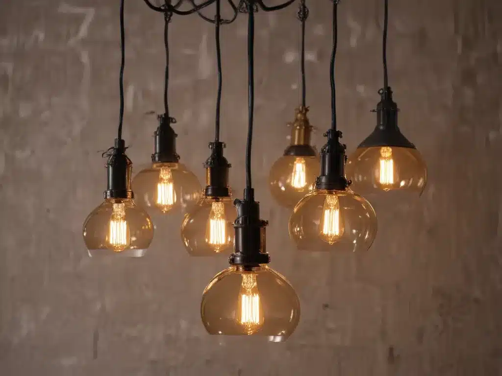 Upcycled Lighting Adds Industrial Chic Style