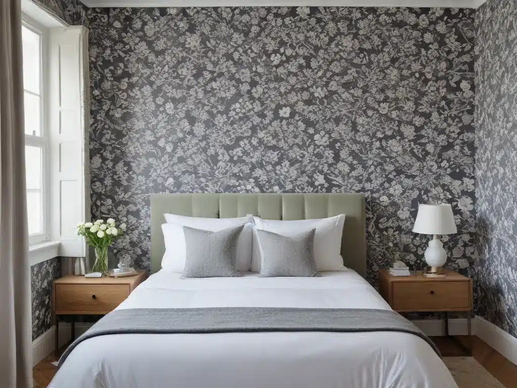 Upgrade Tiny Bedrooms With Statement Wallpaper