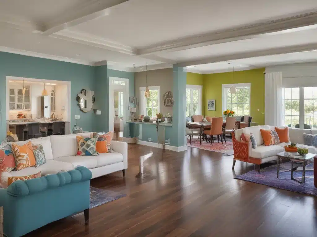 Use Color to Define Spaces in Open Floor Plans