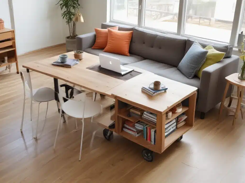 Use Furniture On Wheels for Flexible Floor Plans