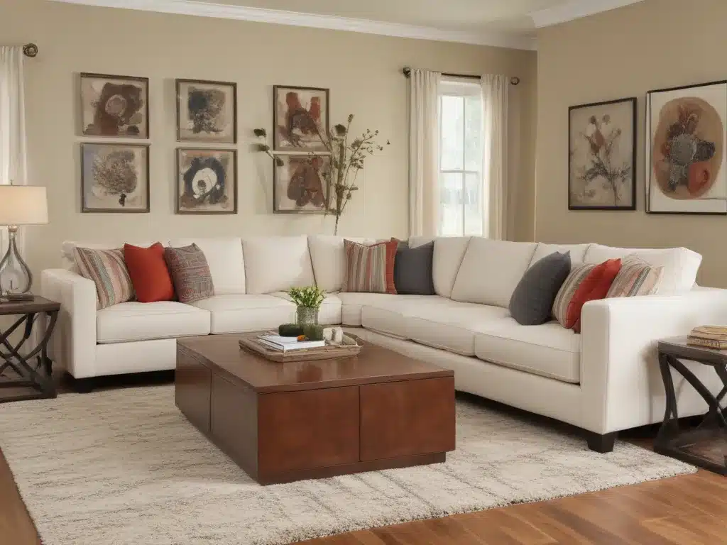 Use Sectionals and Modular Pieces to Define Rooms
