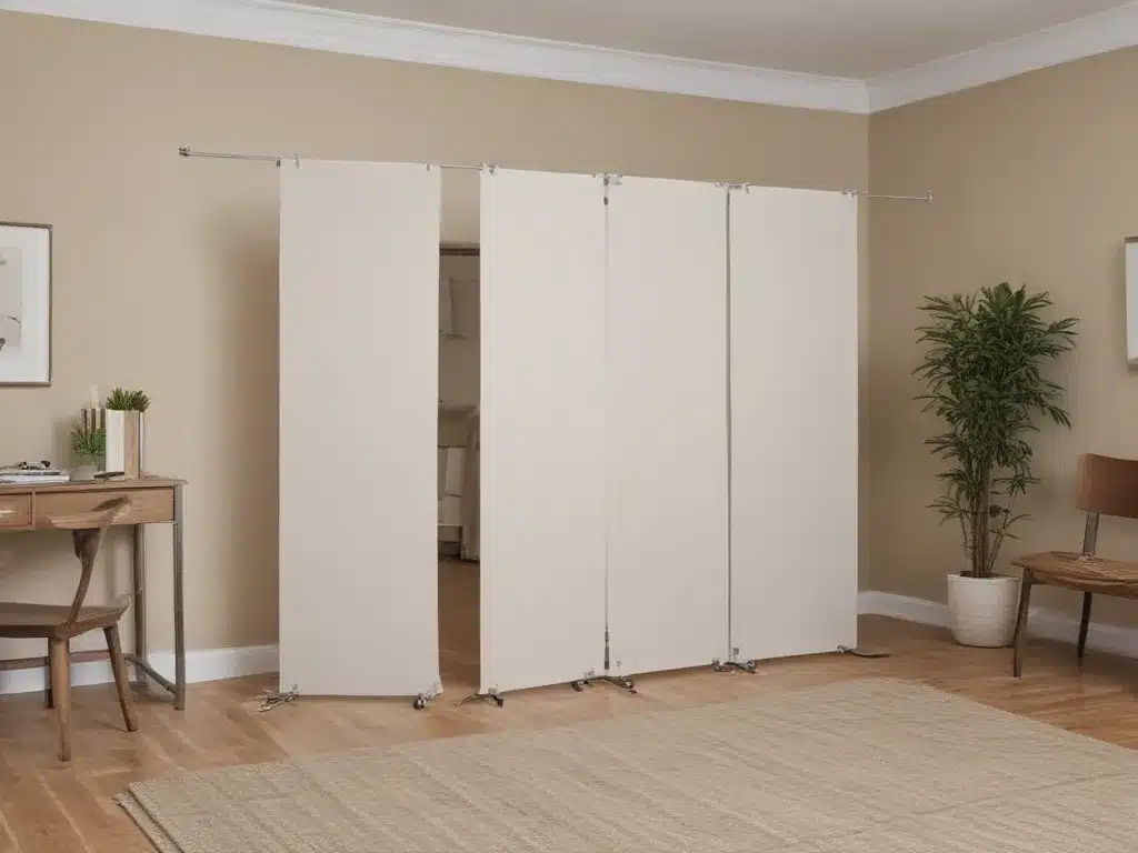 Use Temporary Room Dividers for Flexible Floor Plans