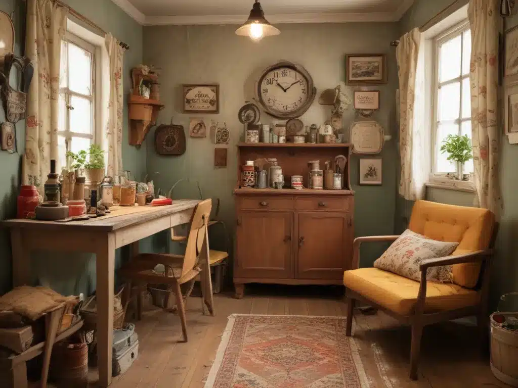 Vintage Finds Pack Nostalgic Style into Small Spaces