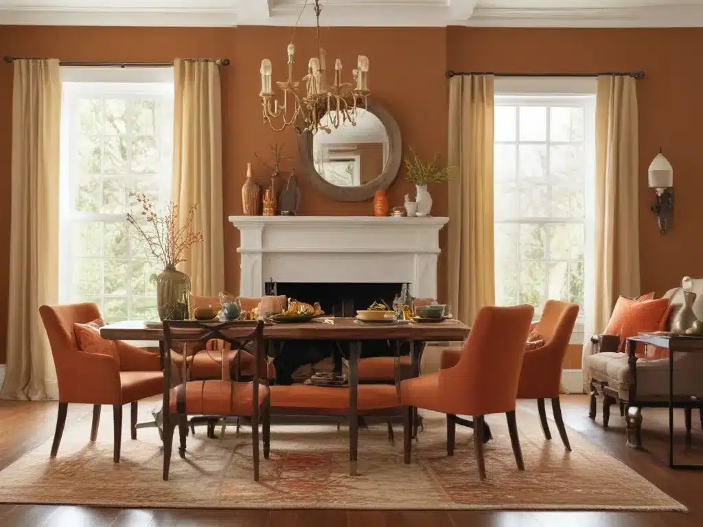 Warm Up Cool Colors With Earthy Accents