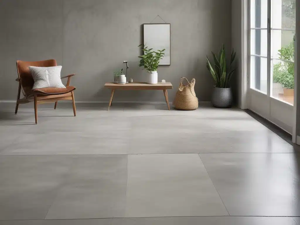 Warm Up Cool Concrete Floors With Area Rugs