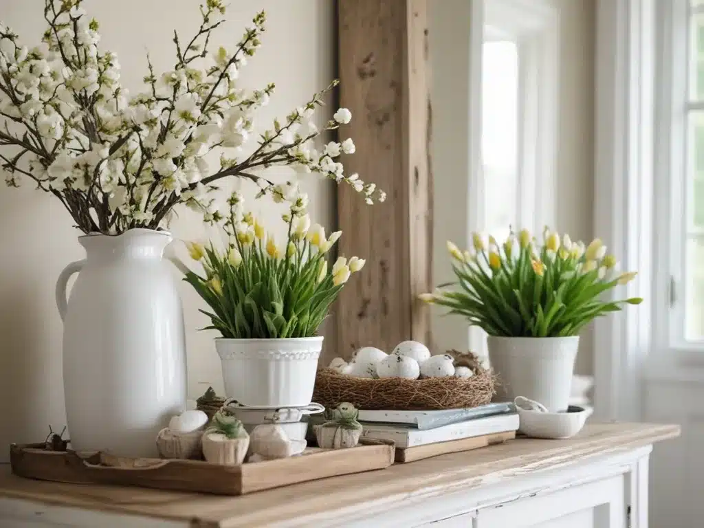 Warm and Cozy Spring Decorating for Your Nest