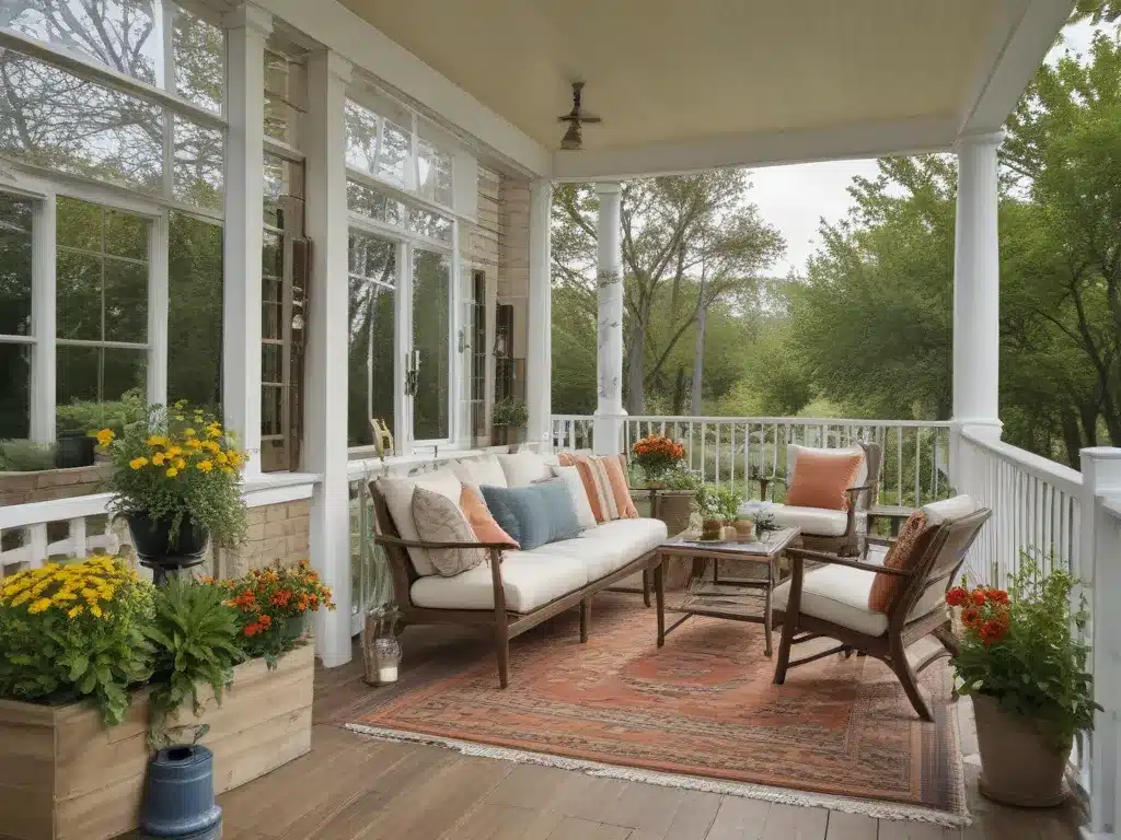 Welcome Warm Weather With Cozy and Cool Porch Style