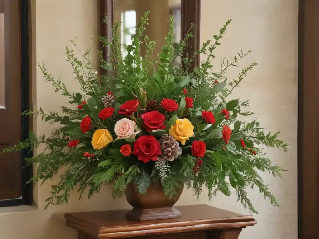 Welcome the Season With Fresh Greenery and Flower Arrangements